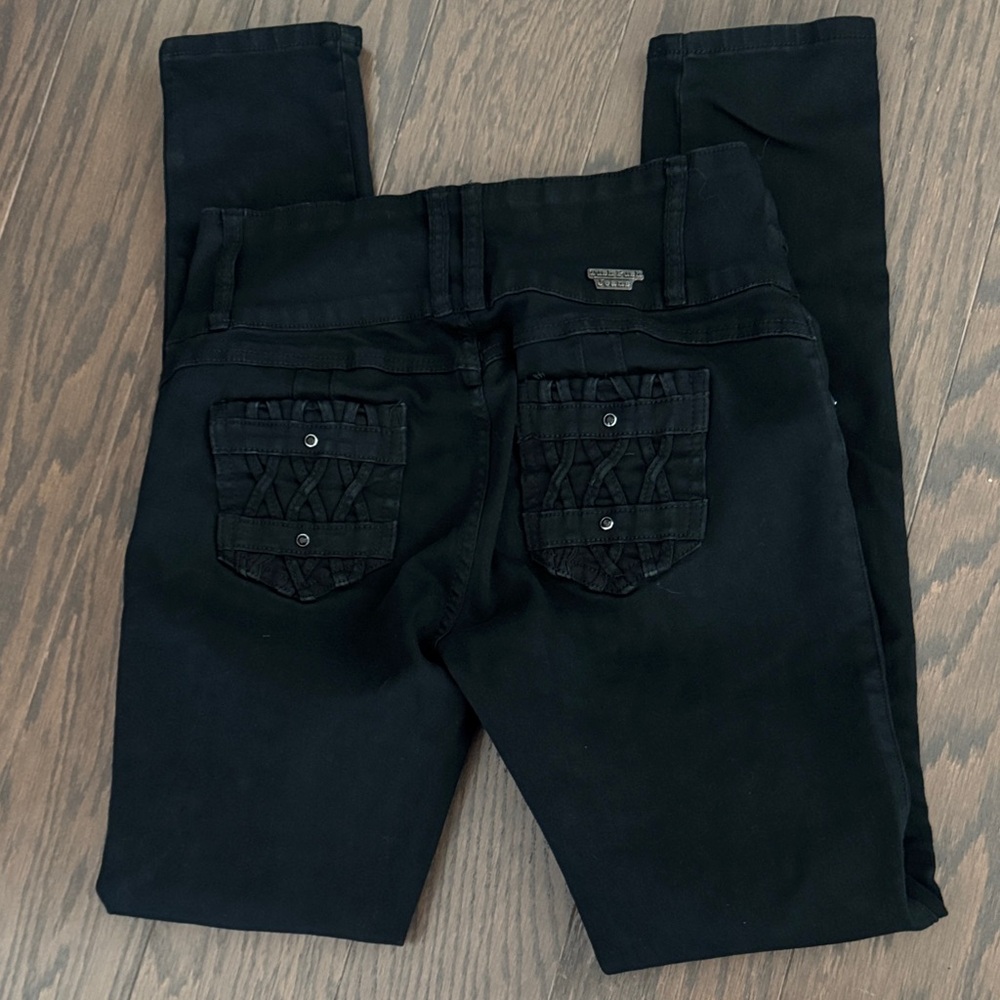 Tush Push Black Skinny Jeans